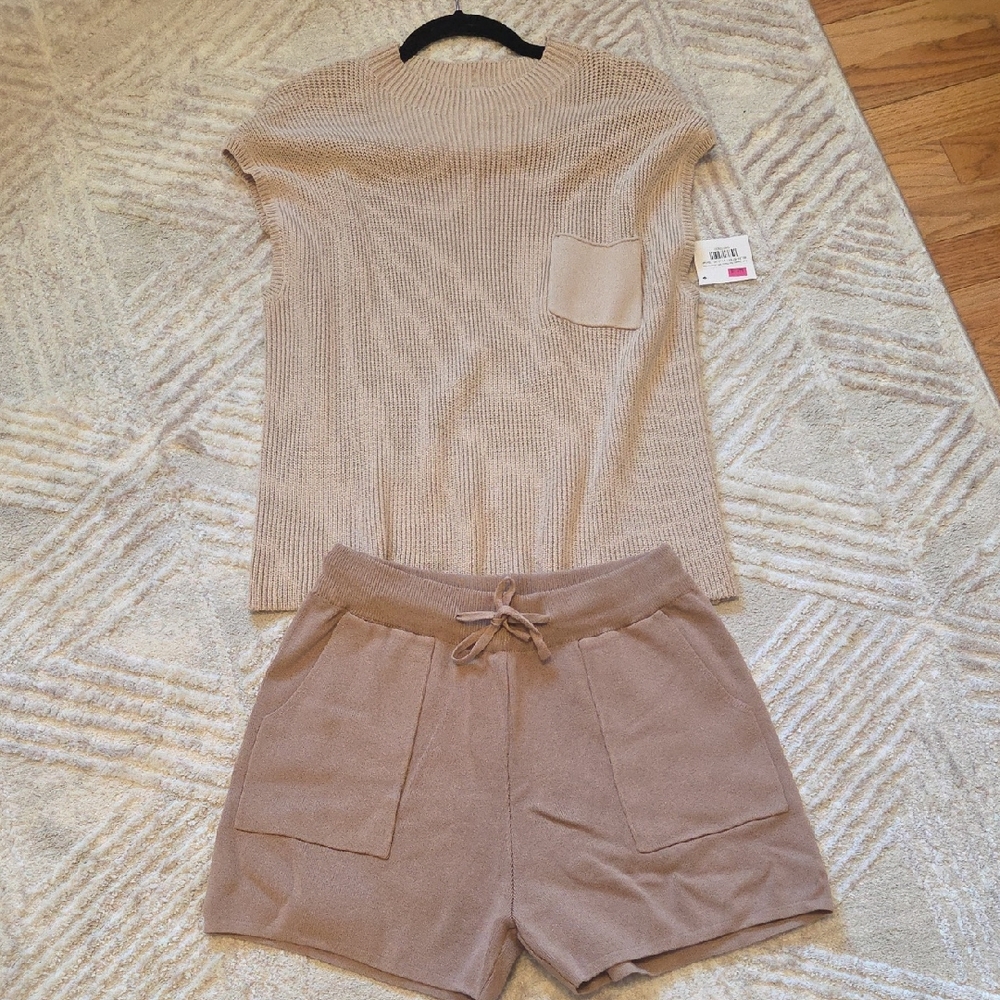 Wishlist Taupe Knit Set